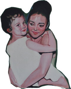 mothr with child